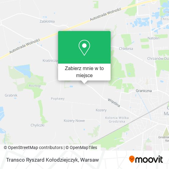 Mapa Transco Ryszard Kołodziejczyk