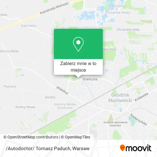 Mapa /Autodoctor/ Tomasz Paduch