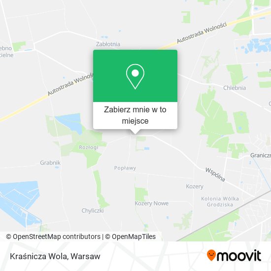 Mapa Kraśnicza Wola