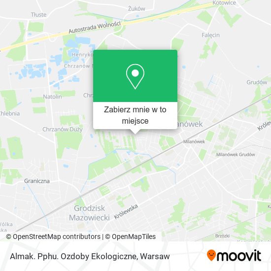 Mapa Almak. Pphu. Ozdoby Ekologiczne