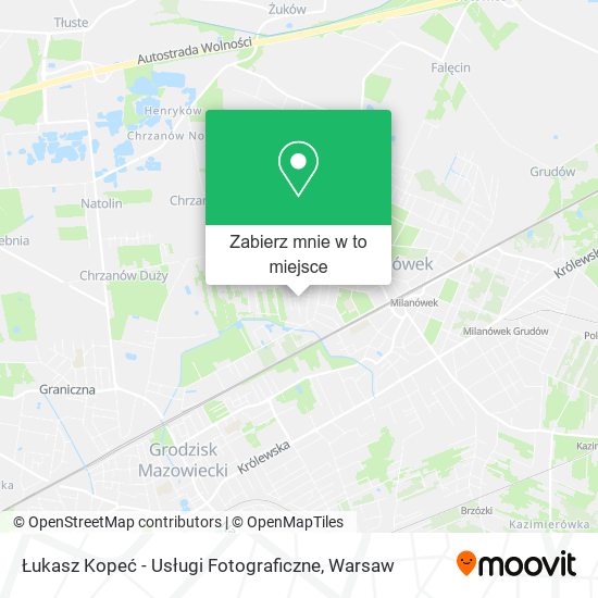 Mapa Łukasz Kopeć - Usługi Fotograficzne