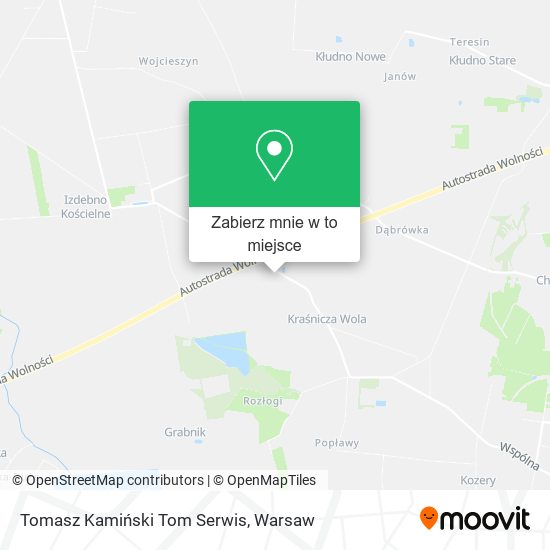 Mapa Tomasz Kamiński Tom Serwis