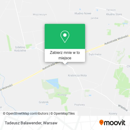 Mapa Tadeusz Balawender