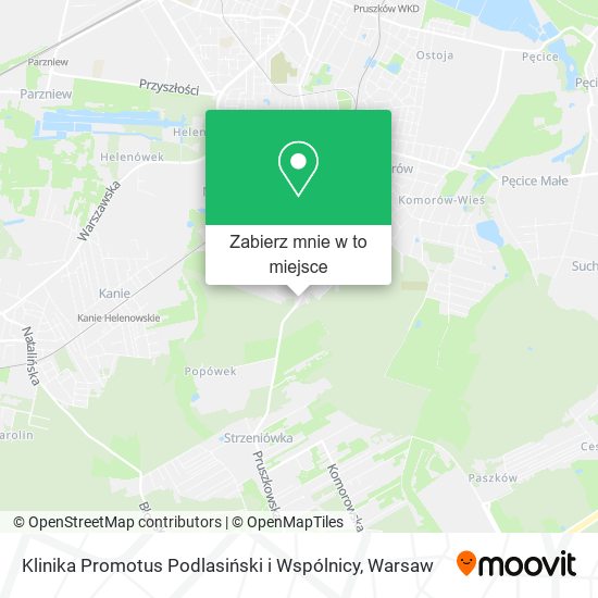 Mapa Klinika Promotus Podlasiński i Wspólnicy