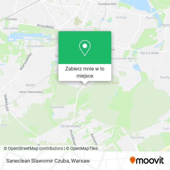 Mapa Saneclean Slawomir Czuba