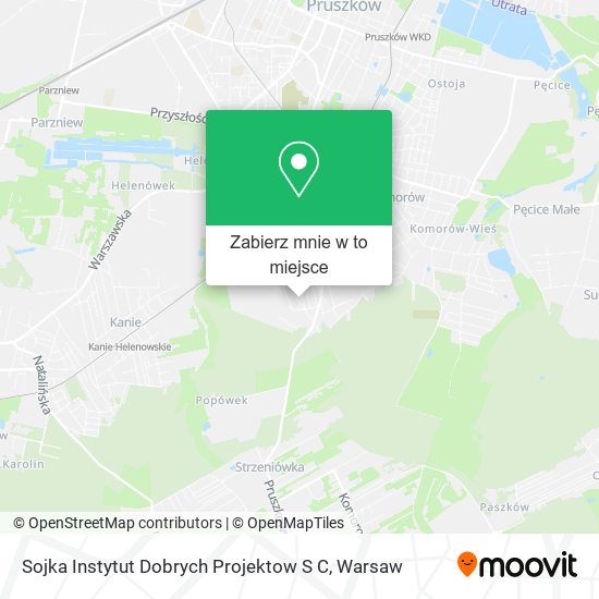 Mapa Sojka Instytut Dobrych Projektow S C