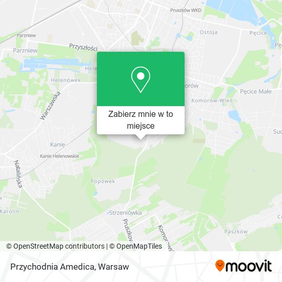 Mapa Przychodnia Amedica