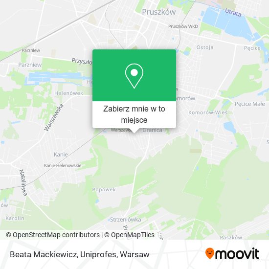 Mapa Beata Mackiewicz, Uniprofes