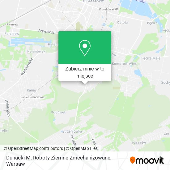 Mapa Dunacki M. Roboty Ziemne Zmechanizowane