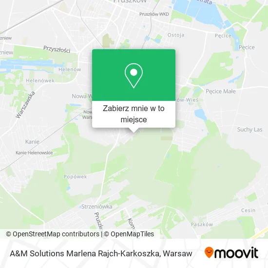 Mapa A&M Solutions Marlena Rajch-Karkoszka