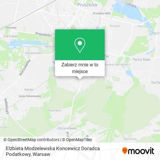 Mapa Elżbieta Modzelewska Koncewicz Doradca Podatkowy