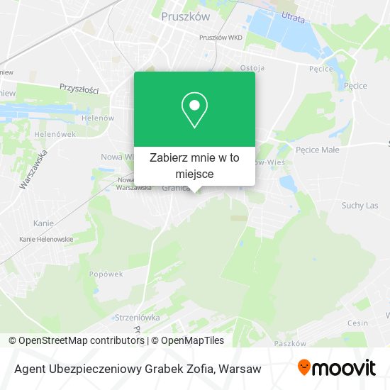 Mapa Agent Ubezpieczeniowy Grabek Zofia