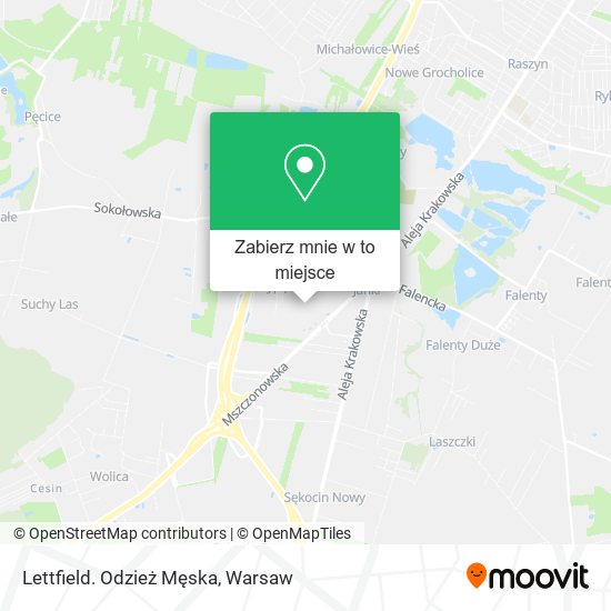 Mapa Lettfield. Odzież Męska