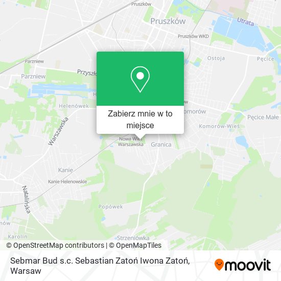 Mapa Sebmar Bud s.c. Sebastian Zatoń Iwona Zatoń