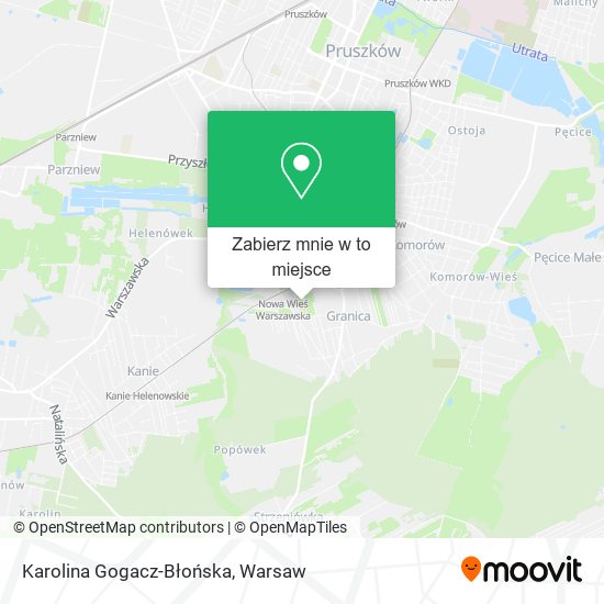 Mapa Karolina Gogacz-Błońska