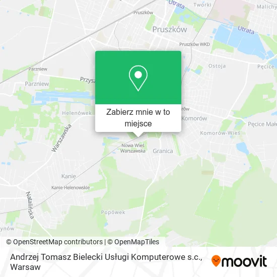 Mapa Andrzej Tomasz Bielecki Usługi Komputerowe s.c.