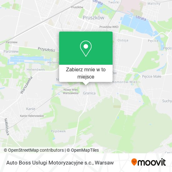 Mapa Auto Boss Usługi Motoryzacyjne s.c.