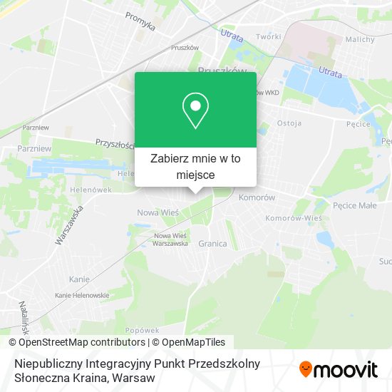 Mapa Niepubliczny Integracyjny Punkt Przedszkolny Słoneczna Kraina