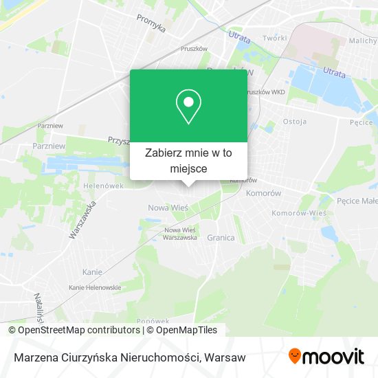 Mapa Marzena Ciurzyńska Nieruchomości