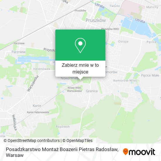 Mapa Posadzkarstwo Montaż Boazerii Pietras Radosław