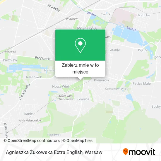 Mapa Agnieszka Żukowska Extra English