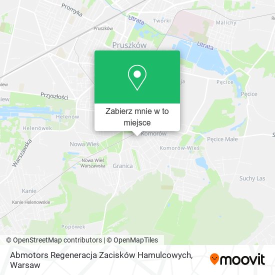 Mapa Abmotors Regeneracja Zacisków Hamulcowych