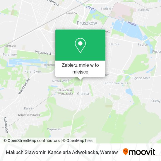 Mapa Makuch Sławomir. Kancelaria Adwokacka