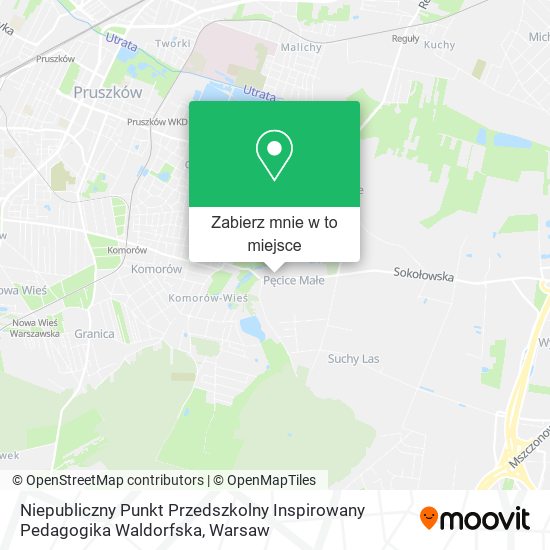 Mapa Niepubliczny Punkt Przedszkolny Inspirowany Pedagogika Waldorfska