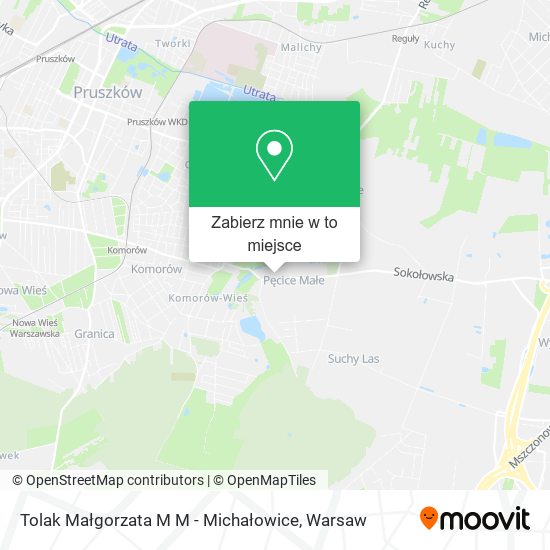 Mapa Tolak Małgorzata M M - Michałowice