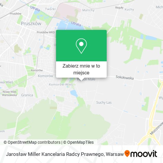 Mapa Jarosław Miller Kancelaria Radcy Prawnego