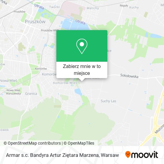 Mapa Armar s.c. Bandyra Artur Ziętara Marzena