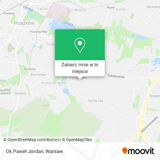 Mapa Ok Paweł Jordan