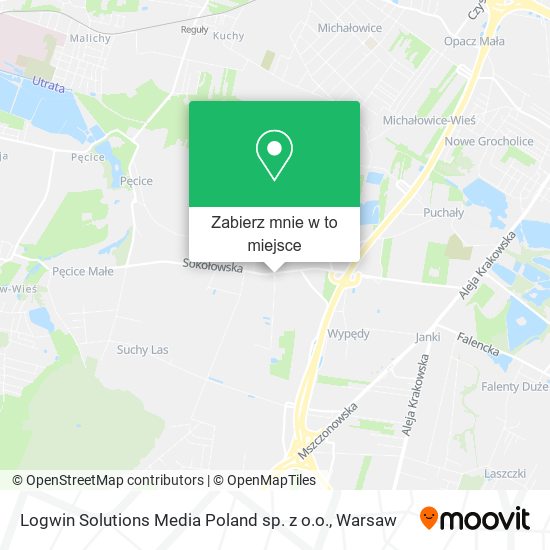 Mapa Logwin Solutions Media Poland sp. z o.o.