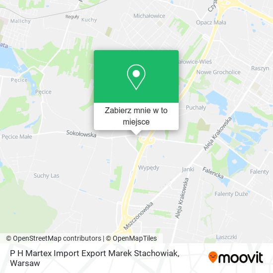 Mapa P H Martex Import Export Marek Stachowiak