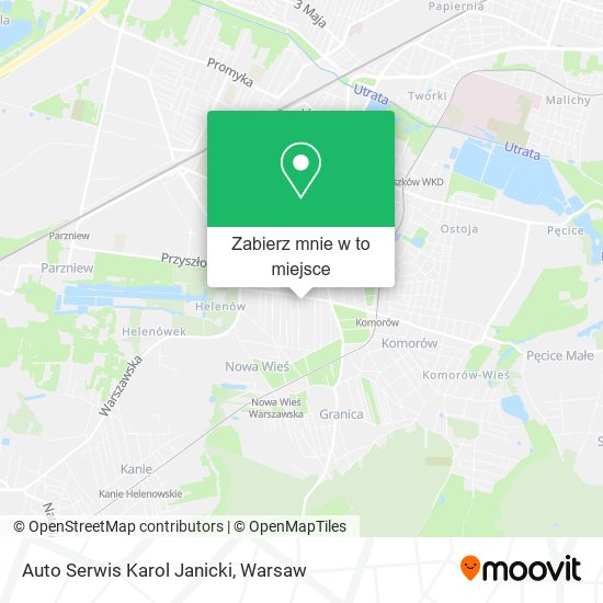 Mapa Auto Serwis Karol Janicki