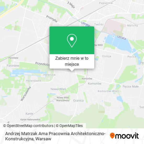 Mapa Andrzej Matrzak Ama Pracownia Architektoniczno-Konstrukcyjna