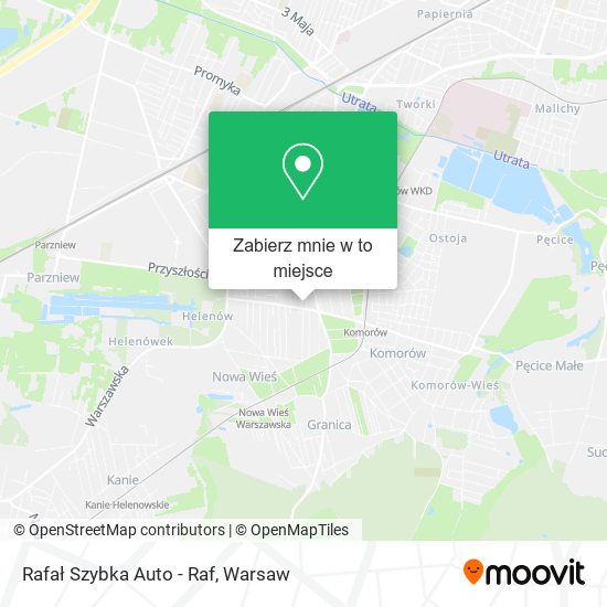 Mapa Rafał Szybka Auto - Raf