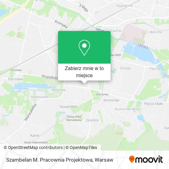 Mapa Szambelan M. Pracownia Projektowa