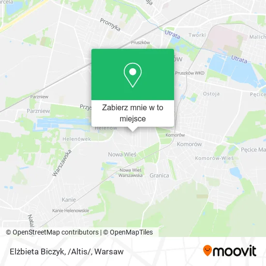 Mapa Elżbieta Biczyk, /Altis/
