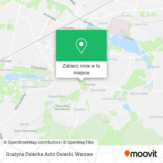 Mapa Grażyna Osiecka Auto Osiecki