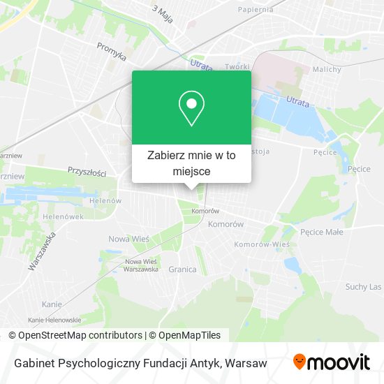 Mapa Gabinet Psychologiczny Fundacji Antyk