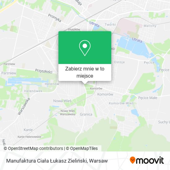 Mapa Manufaktura Ciała Łukasz Zieliński