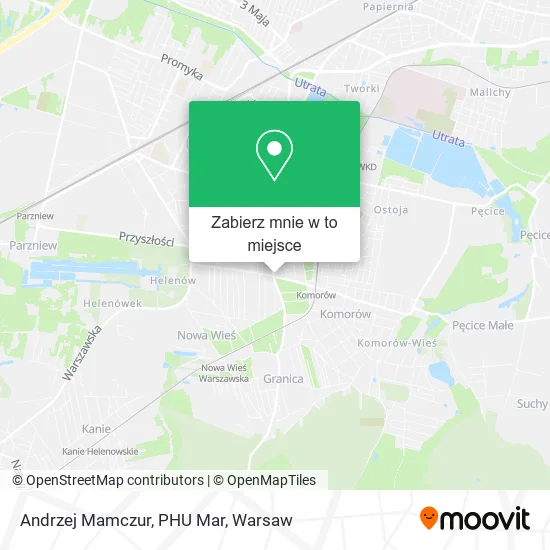 Mapa Andrzej Mamczur, PHU Mar