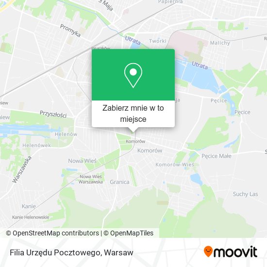 Mapa Filia Urzędu Pocztowego