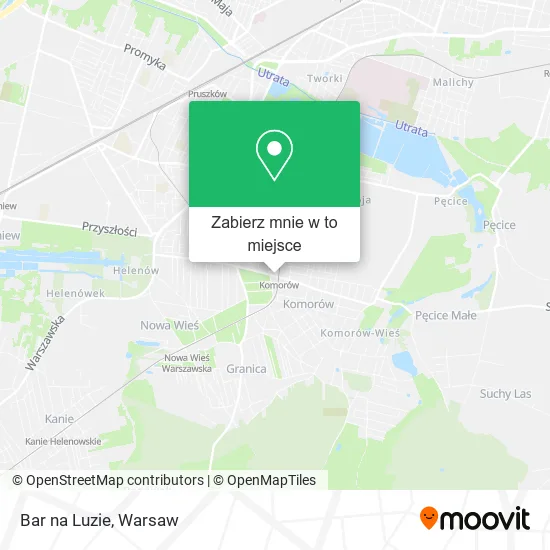 Mapa Bar na Luzie