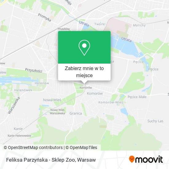 Mapa Feliksa Parzyńska - Sklep Zoo