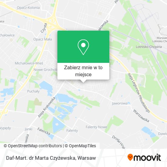 Mapa Daf-Mart. dr Marta Czyżewska