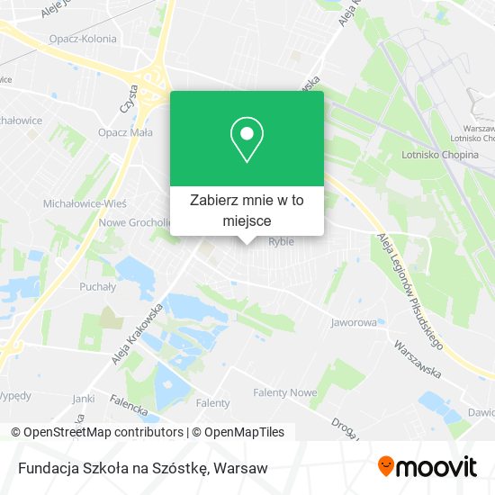 Mapa Fundacja Szkoła na Szóstkę