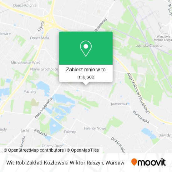 Mapa Wit-Rob Zakład Kozłowski Wiktor Raszyn