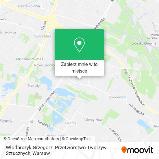 Mapa Włodarczyk Grzegorz. Przetwórstwo Tworzyw Sztucznych